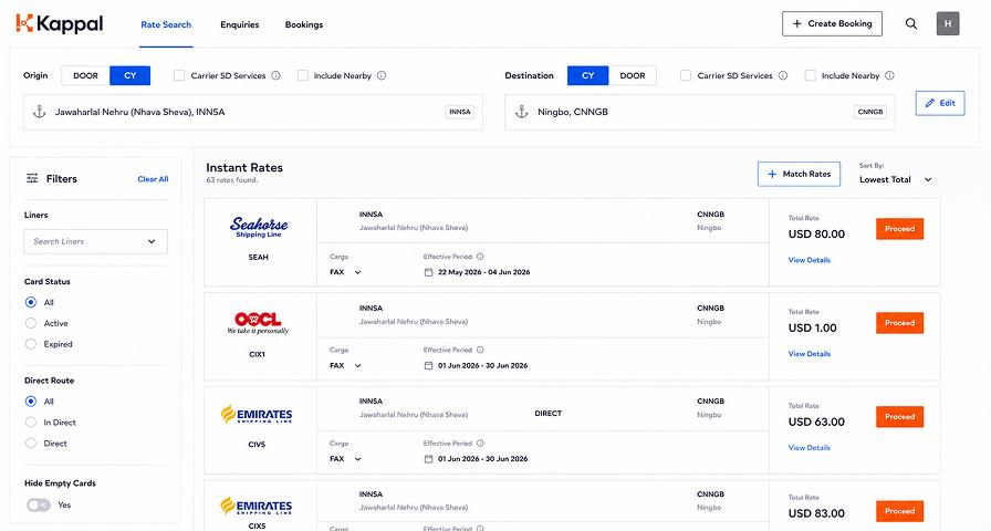 Ocean Freight Mockup