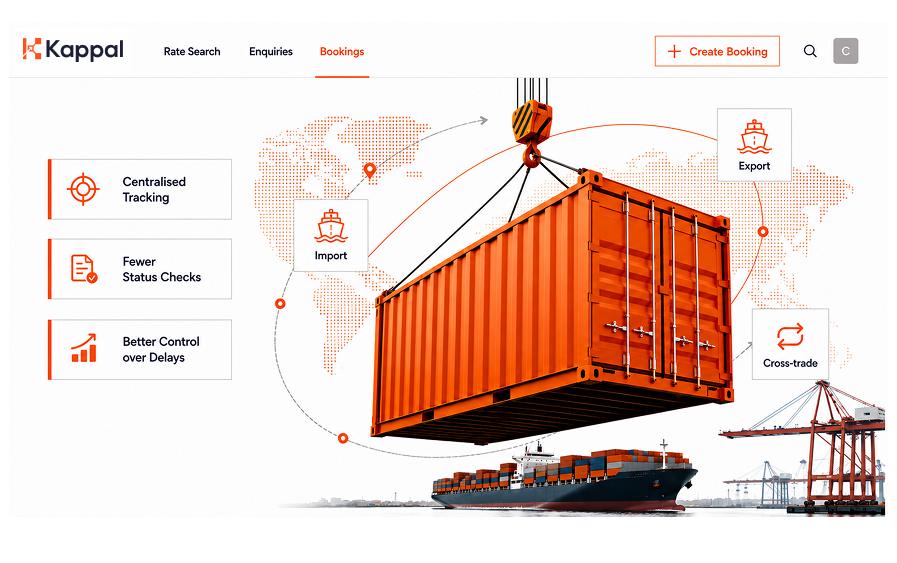 Logistic teams handling Import, export and cross-trade cargo Mockup