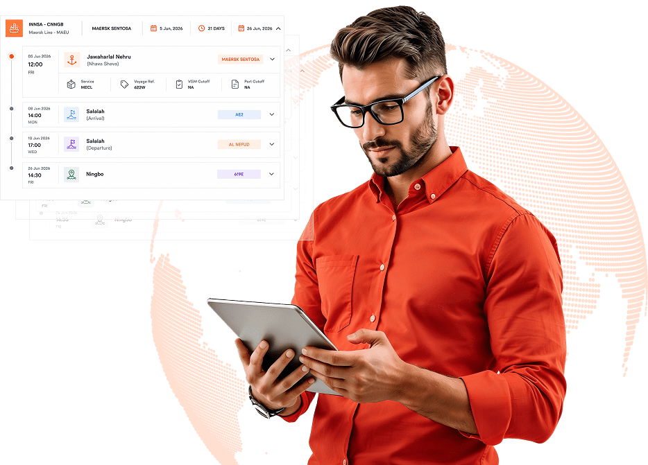 Live Rates & Tracking For Faster Logistics.